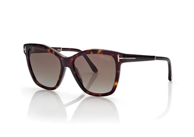 POLARIZED LUCIA SUNGLASSES DARK HAVANA online