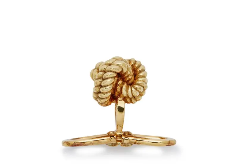 18KT YELLOW GOLD KNOT STUDS GOLD online