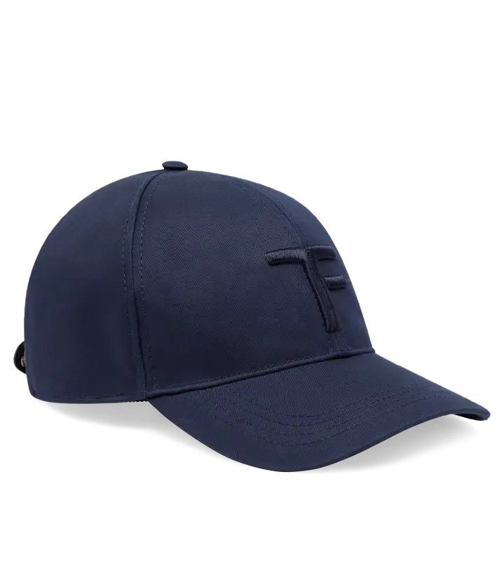 CANVAS AND SMOOTH LEATHER CAP NAVY online