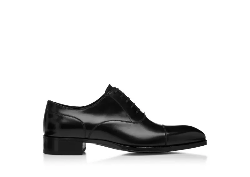 LEATHER ELKAN LACE UP BLACK online