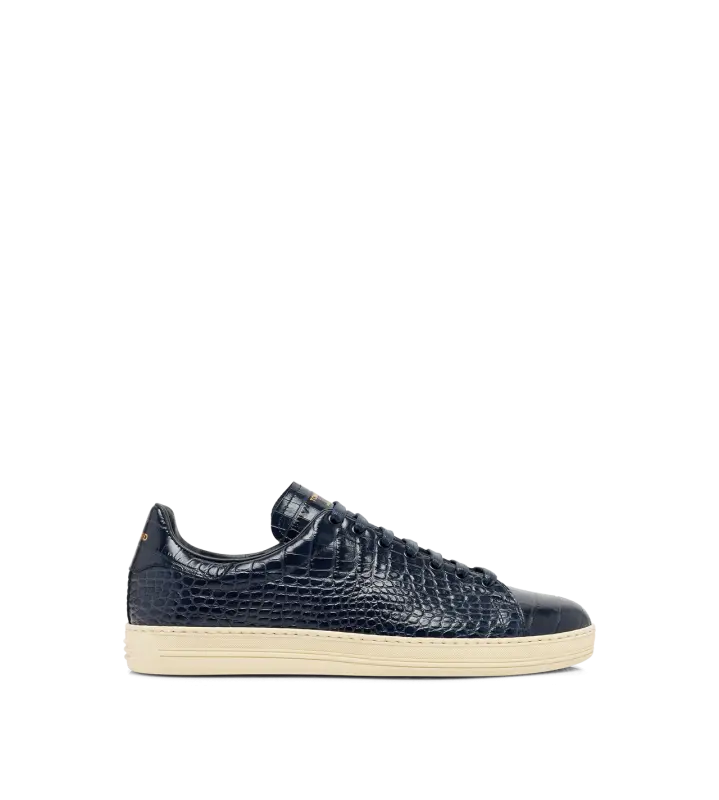 PRINTED ALLIGATOR WARWICK SNEAKER MIDNIGHT + CREAM online