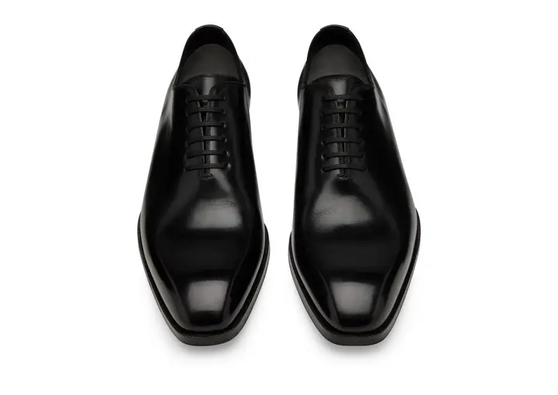 BURNISHED LEATHER ELKAN LACE UP BLACK online