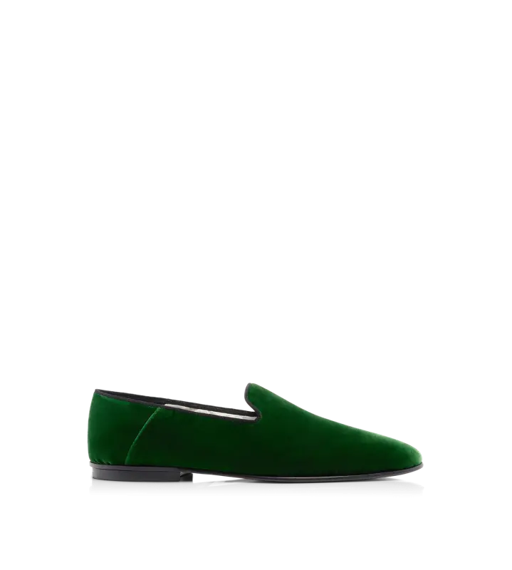 VELVET STEVEN SLIPPER EMERALD online