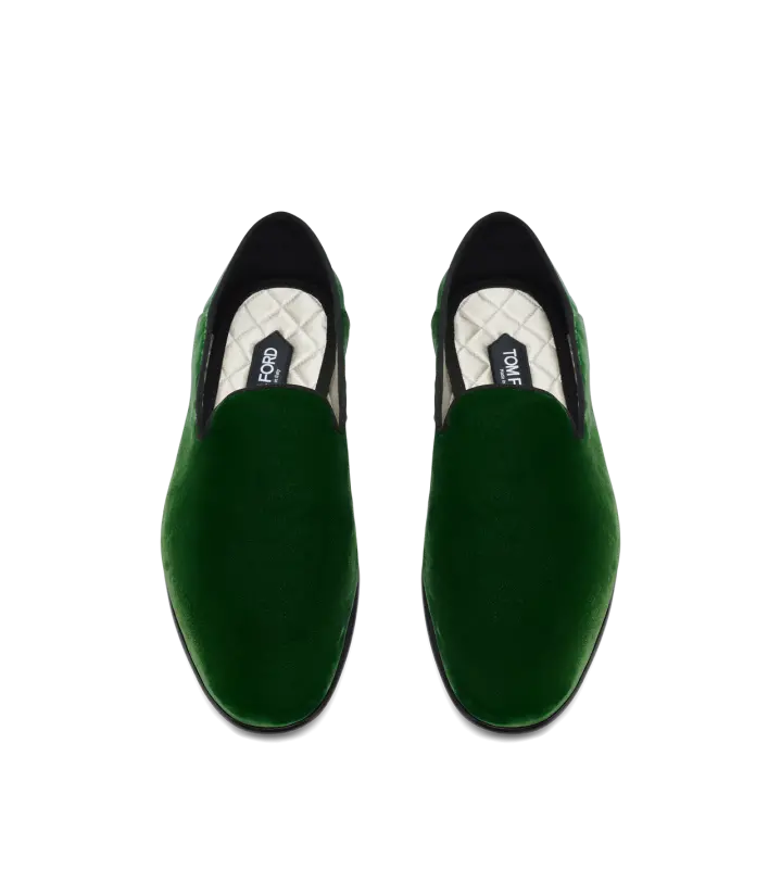 VELVET STEVEN SLIPPER EMERALD online