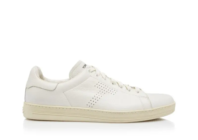WARWICK GRAINED LEATHER SNEAKER WHITE online
