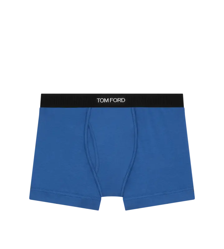 COTTON BOXER BRIEFS COBALT BLUE online