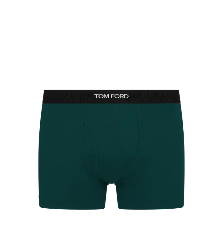 COTTON BOXER BRIEFS EMERALD GREEN online