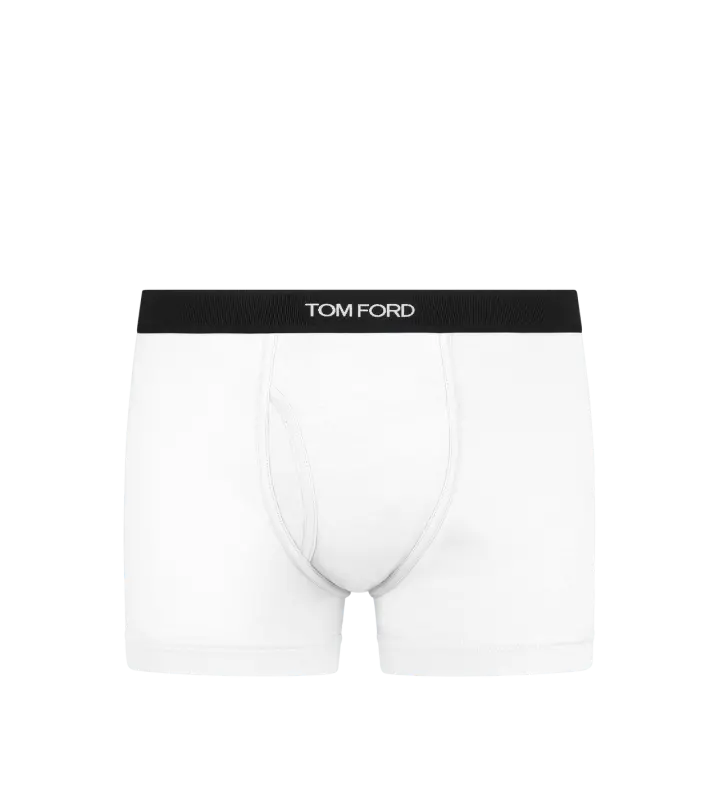 COTTON BOXER BRIEFS WHITE online