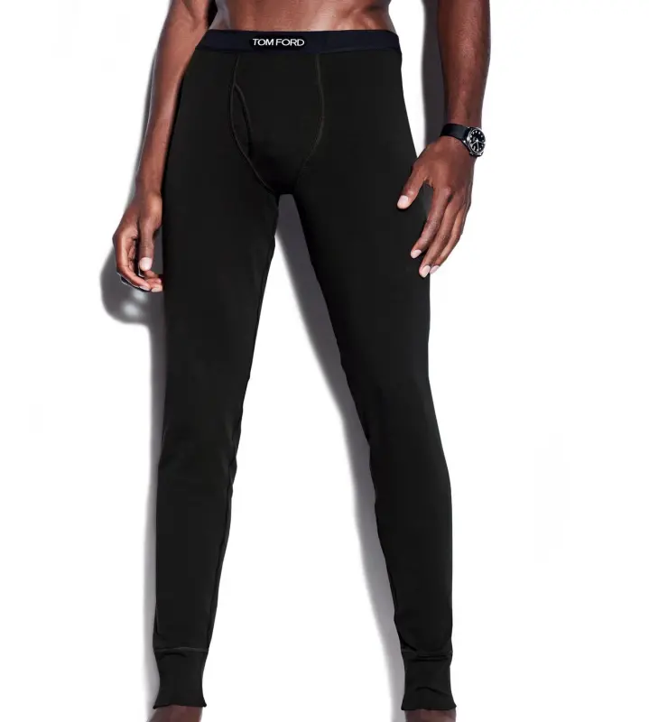 COTTON LONG JOHNS BLACK online