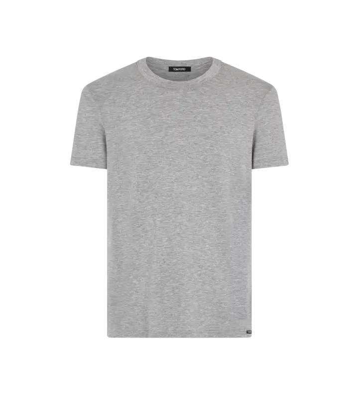 COTTON MODAL CREWNECK T-SHIRT GREY online
