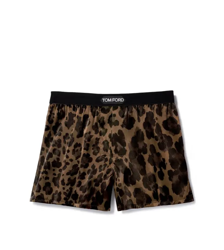 LEOPARD SILK BOXERS online