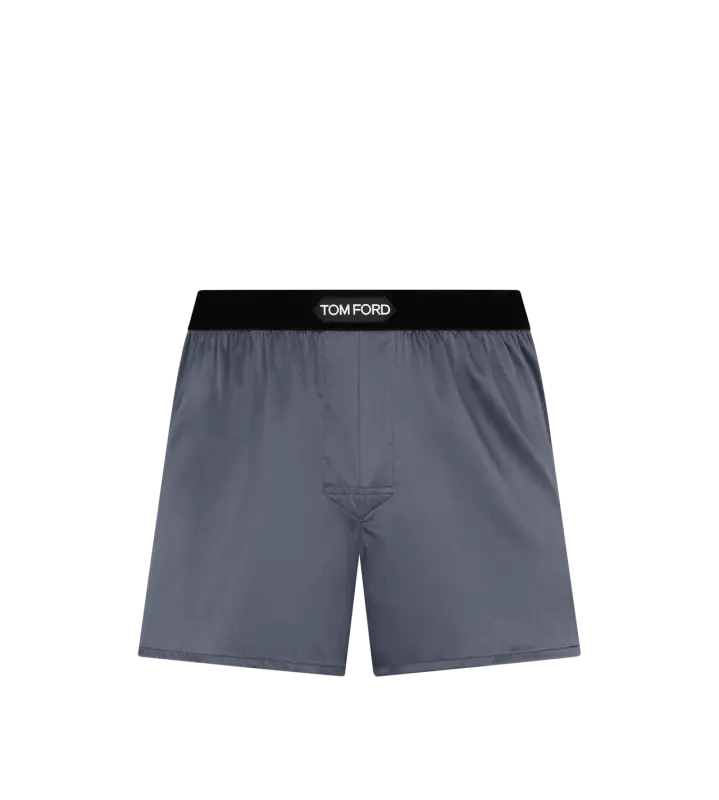 SILK BOXERS DARK GREY online